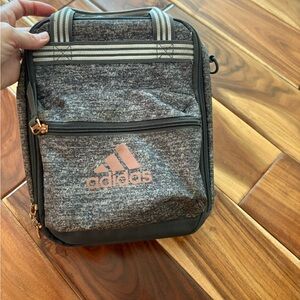 Adidas Gray and Tan lunch box